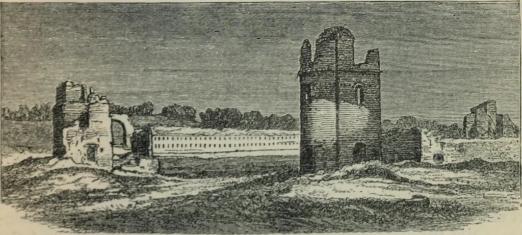 An illustration from Rambles in Rome; an archÃ¦ological and historical guide to the museums, galleries, villas, churches, and antiquities of Rome and the Campagna, 1887, leaf 338