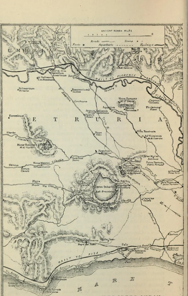 An illustration from Rambles in Rome; an archÃ¦ological and historical guide to the museums, galleries, villas, churches, and antiquities of Rome and the Campagna, 1887, leaf 343