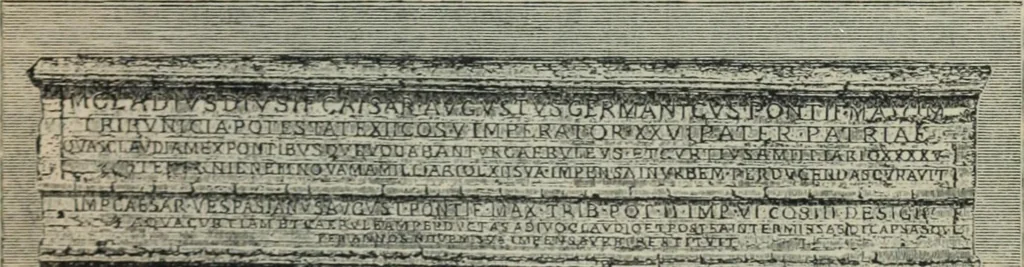 An illustration from Rambles in Rome; an archÃ¦ological and historical guide to the museums, galleries, villas, churches, and antiquities of Rome and the Campagna, 1887, leaf 368