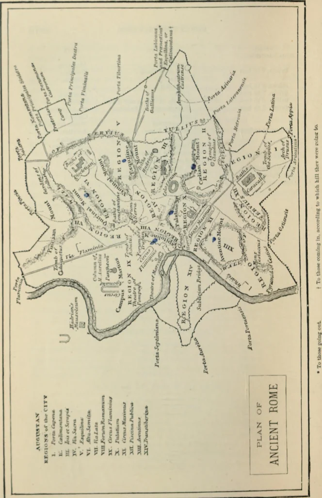 An illustration from Rambles in Rome; an archÃ¦ological and historical guide to the museums, galleries, villas, churches, and antiquities of Rome and the Campagna, 1887, leaf 43