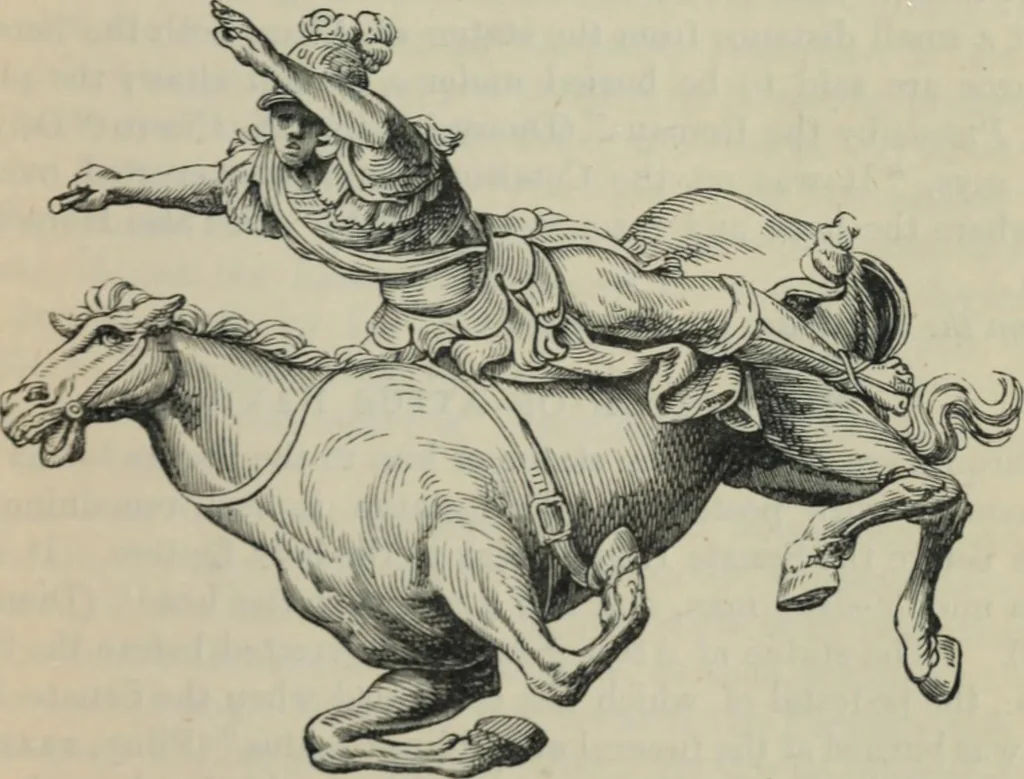 An illustration from Rambles in Rome; an archÃ¦ological and historical guide to the museums, galleries, villas, churches, and antiquities of Rome and the Campagna, 1887, leaf 82