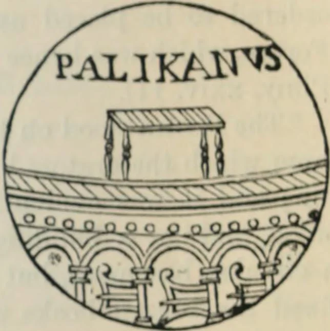 An illustration from Rambles in Rome; an archÃ¦ological and historical guide to the museums, galleries, villas, churches, and antiquities of Rome and the Campagna, 1887, leaf 85