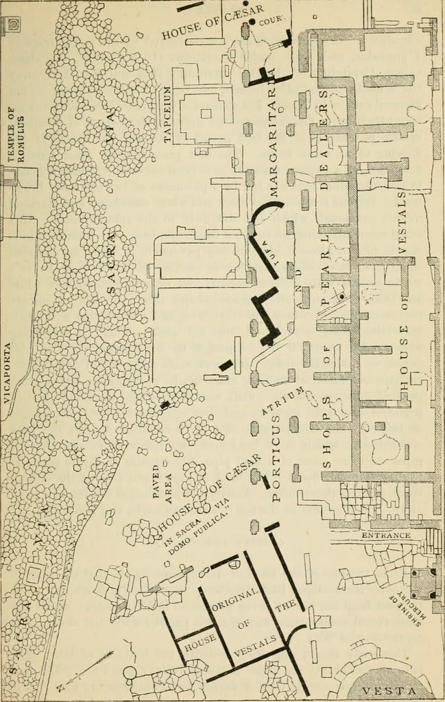 An illustration from Rambles in Rome : an archæological and historical guide to the museums, galleries, villas, churches, and antiquities of Rome and the Campagna, 1887, leaf 104