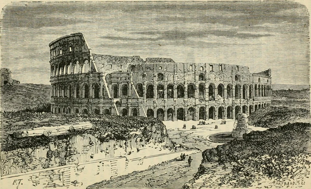 An illustration from Rambles in Rome : an archæological and historical guide to the museums, galleries, villas, churches, and antiquities of Rome and the Campagna, 1887, leaf 140