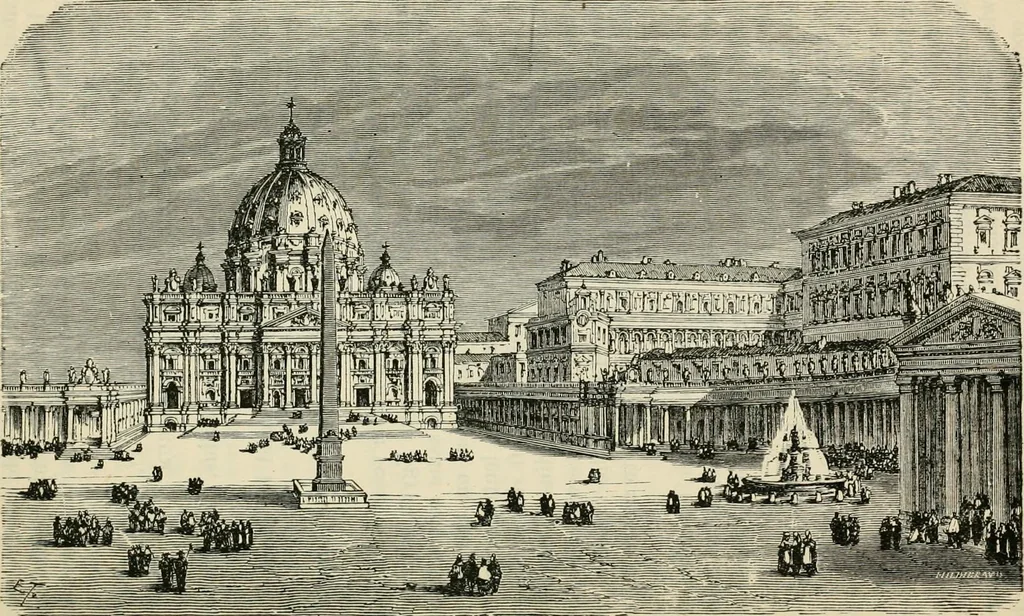 An illustration from Rambles in Rome : an archæological and historical guide to the museums, galleries, villas, churches, and antiquities of Rome and the Campagna, 1887, leaf 150