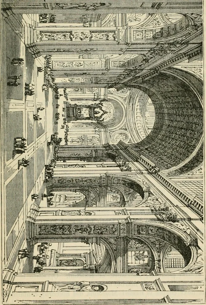 An illustration from Rambles in Rome : an archæological and historical guide to the museums, galleries, villas, churches, and antiquities of Rome and the Campagna, 1887, leaf 154