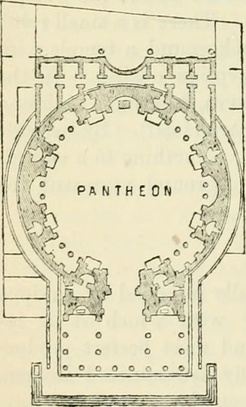 An illustration from Rambles in Rome : an archæological and historical guide to the museums, galleries, villas, churches, and antiquities of Rome and the Campagna, 1887, leaf 193