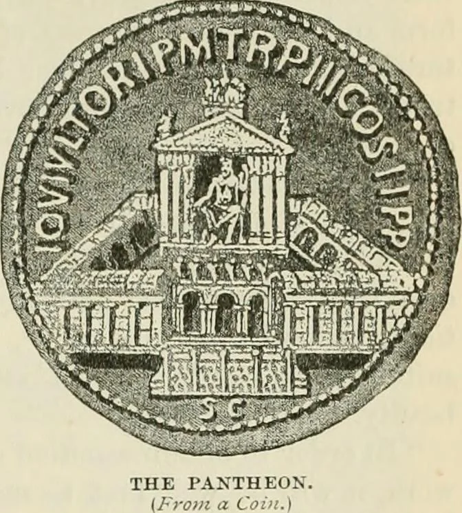 An illustration from Rambles in Rome : an archæological and historical guide to the museums, galleries, villas, churches, and antiquities of Rome and the Campagna, 1887, leaf 194