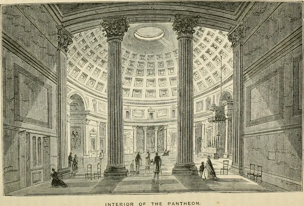 An illustration from Rambles in Rome : an archæological and historical guide to the museums, galleries, villas, churches, and antiquities of Rome and the Campagna, 1887, leaf 196