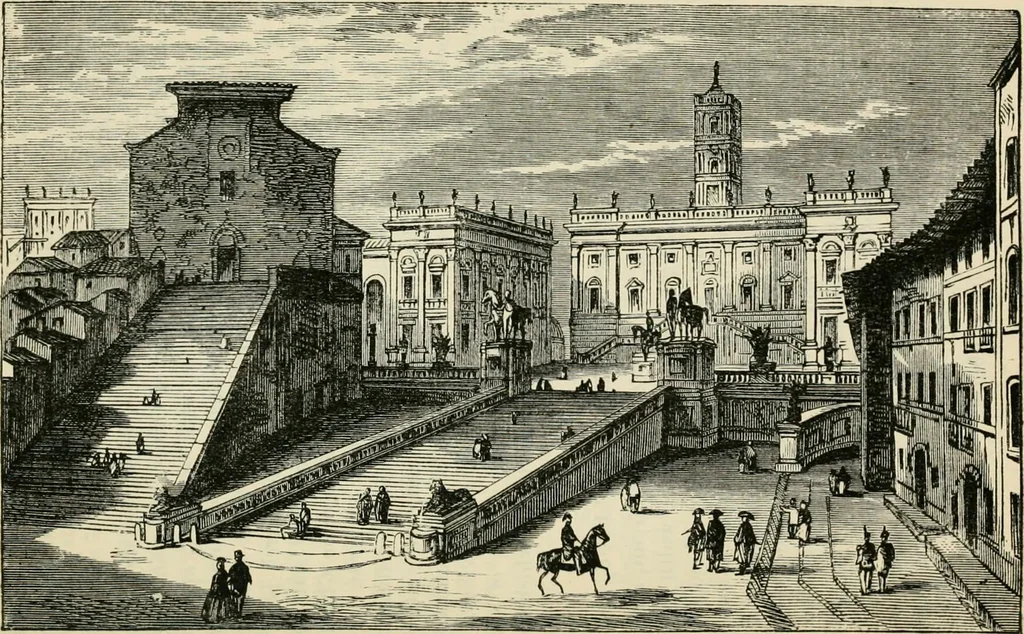 An illustration from Rambles in Rome : an archæological and historical guide to the museums, galleries, villas, churches, and antiquities of Rome and the Campagna, 1887, leaf 208