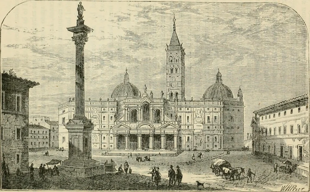 An illustration from Rambles in Rome : an archæological and historical guide to the museums, galleries, villas, churches, and antiquities of Rome and the Campagna, 1887, leaf 300