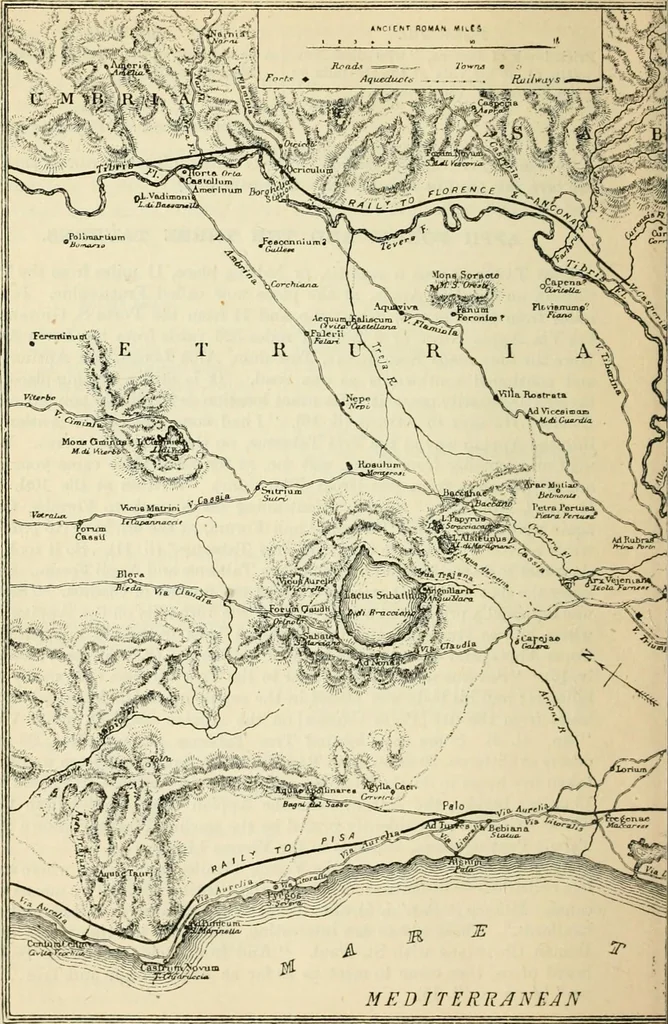 An illustration from Rambles in Rome : an archæological and historical guide to the museums, galleries, villas, churches, and antiquities of Rome and the Campagna, 1887, leaf 343