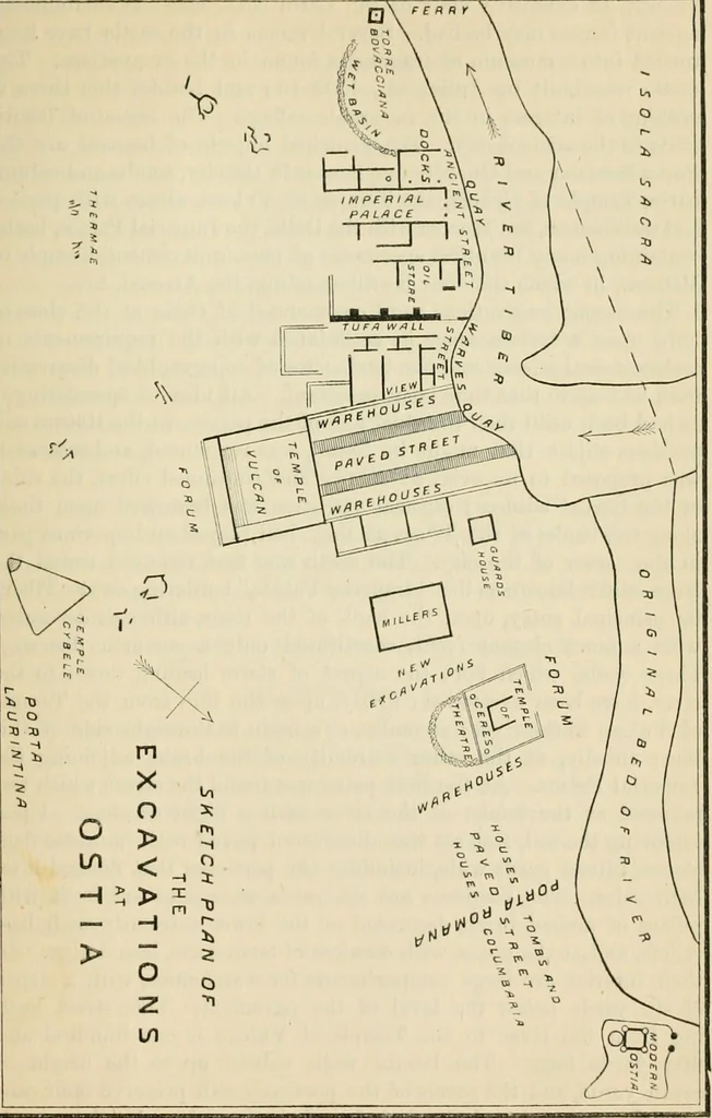 An illustration from Rambles in Rome : an archæological and historical guide to the museums, galleries, villas, churches, and antiquities of Rome and the Campagna, 1887, leaf 388