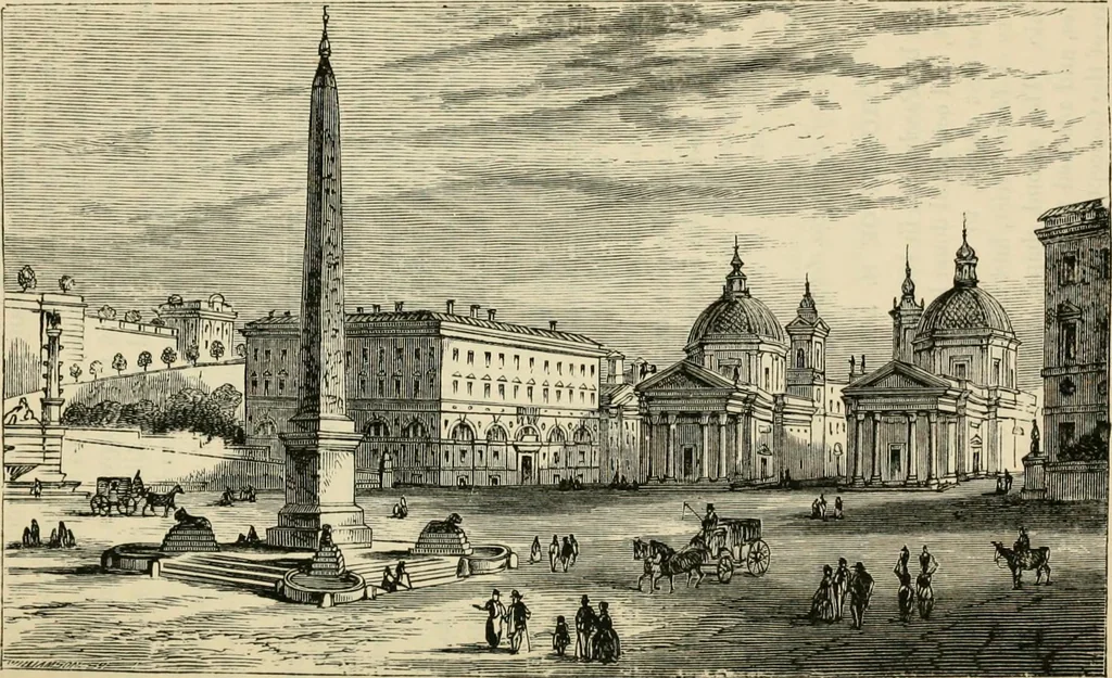 An illustration from Rambles in Rome : an archæological and historical guide to the museums, galleries, villas, churches, and antiquities of Rome and the Campagna, 1887, leaf 46