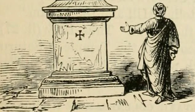 An illustration from Rambles in Rome : an archæological and historical guide to the museums, galleries, villas, churches, and antiquities of Rome and the Campagna, 1887, leaf 68