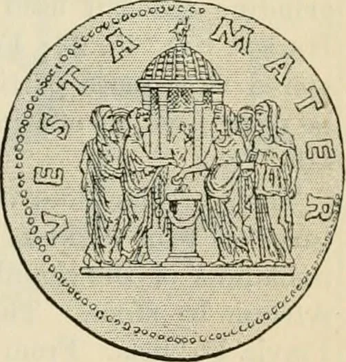 An illustration from Rambles in Rome : an archæological and historical guide to the museums, galleries, villas, churches, and antiquities of Rome and the Campagna, 1887, leaf 94