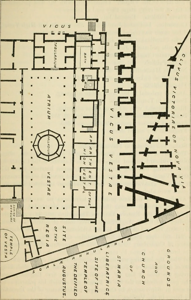 An illustration from Rambles in Rome : an archæological and historical guide to the museums, galleries, villas, churches, and antiquities of Rome and the Campagna, 1887, leaf 96