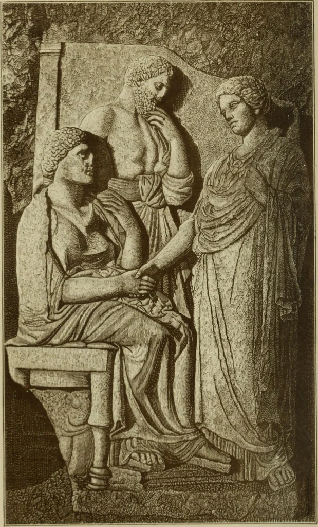 An illustration from Rambles and studies in Greece, 1878, leaf 103
