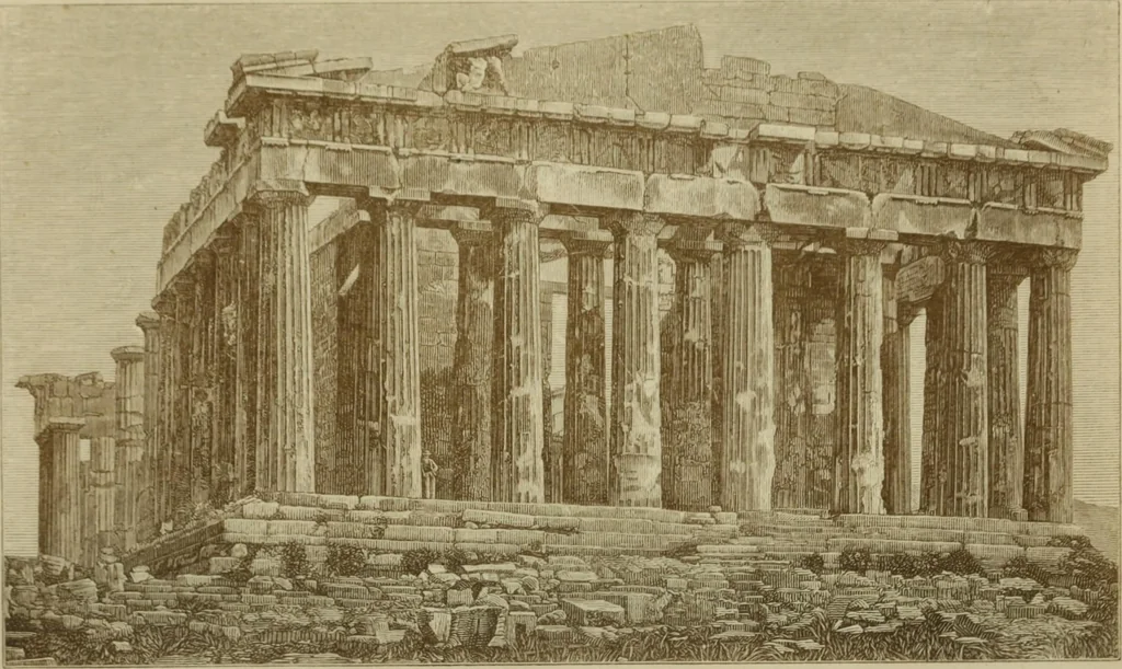 An illustration from Rambles and studies in Greece, 1878, leaf 117