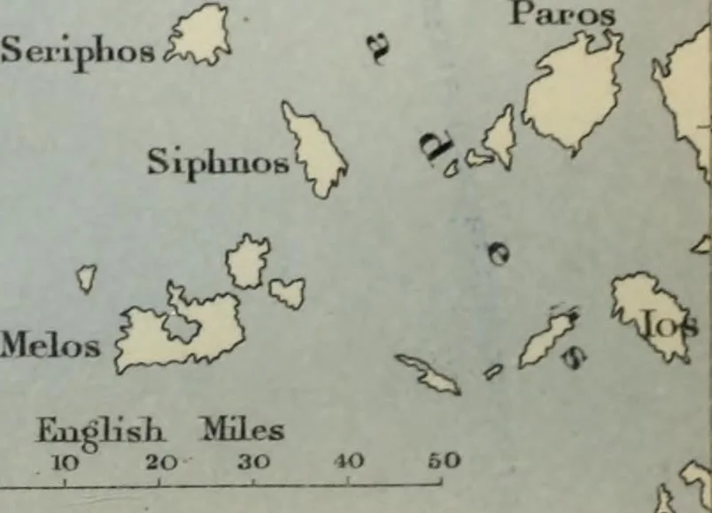 An illustration from Rambles and studies in Greece, 1878, leaf 19