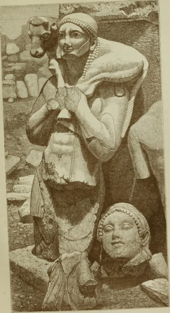 An illustration from Rambles and studies in Greece, 1878, leaf 84
