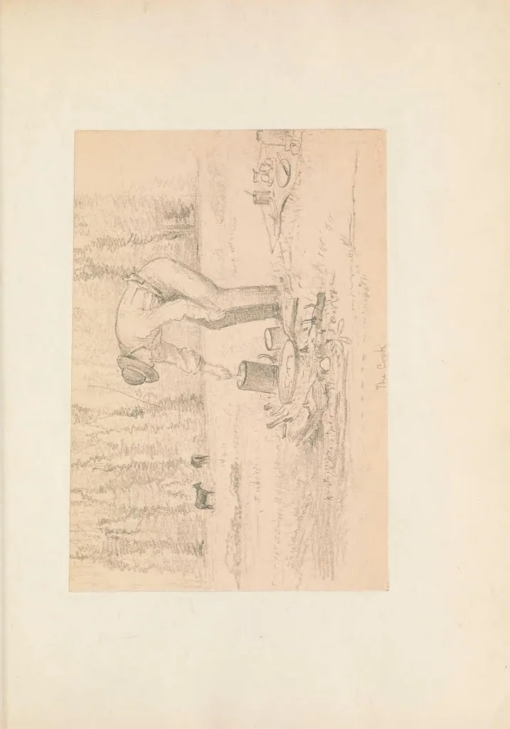 An illustration from Random records of a lifetime, 1846-1931 [actually 1932] volume IV, Part II, The cliff dwellers, 1875, leaf 197