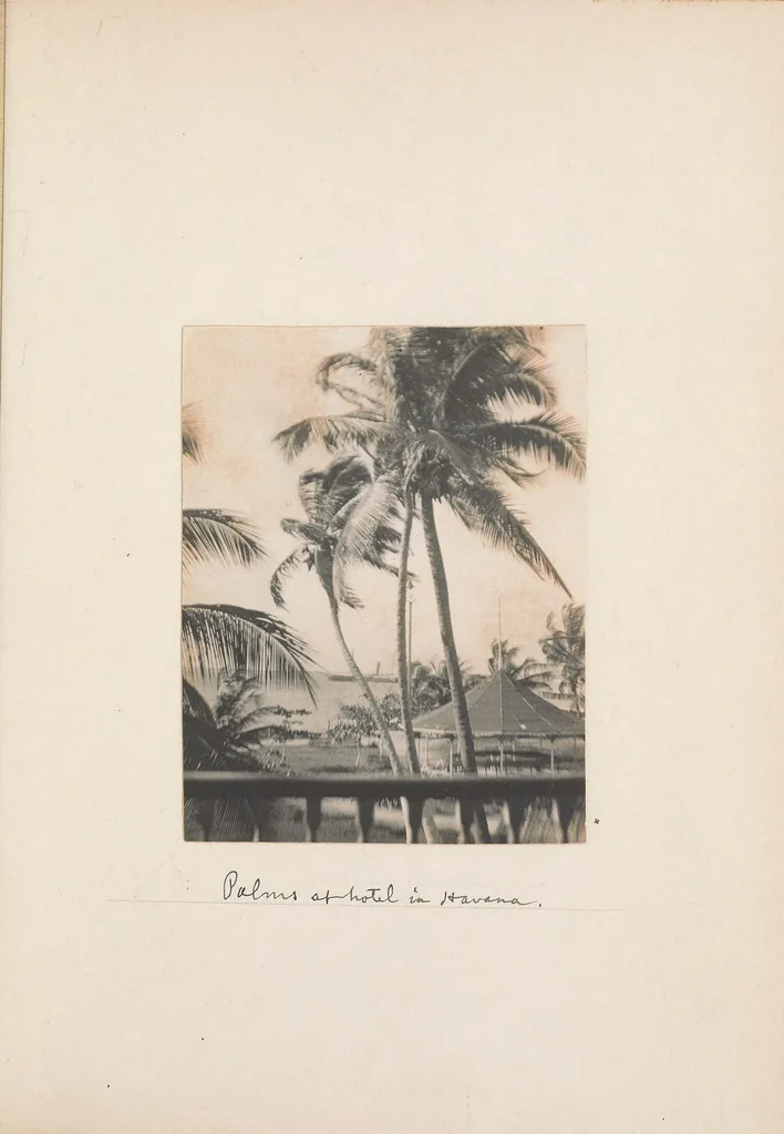 An illustration from Random records of a lifetime, 1846-1931 [actually 1932] volume VIII, Cuba with Powell; Jamaica with Langley; Mexico with Gilbert and Dutton; California with McGee; physical anthropology, Hrdlicka, current work 1900, 1897, leaf 73