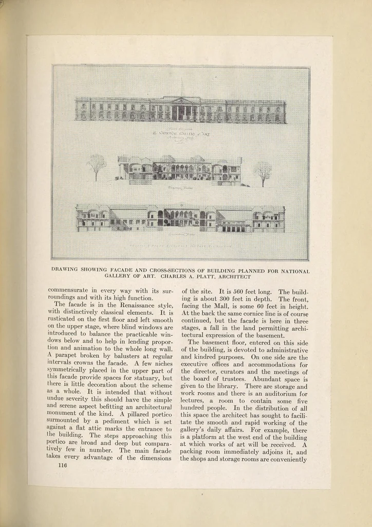 An illustration from Random records of a lifetime, 1846-1931 [actually 1932] volume XI, Director of the National Gallery of Art, 1920, leaf 65