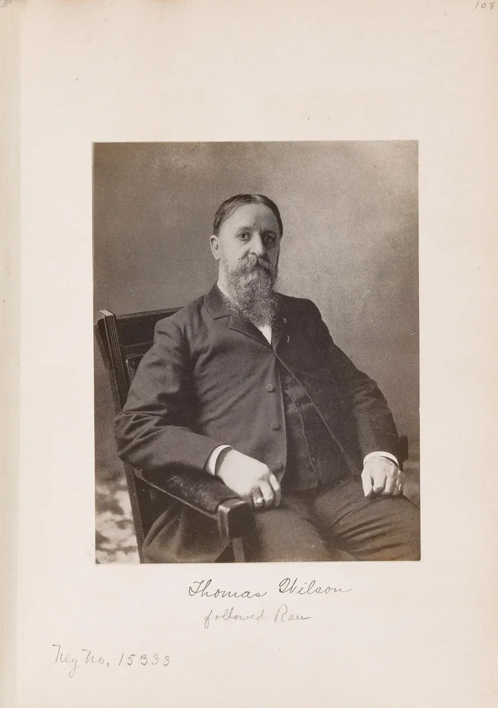 An illustration from Random records of a lifetime, 1846-1931 [actually 1932] volume XIII, Portraits, Smithsonian Institution, 1871, leaf 279