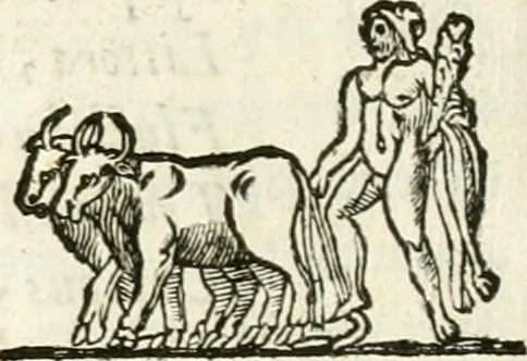 An illustration from Raphaelis Fabretti Gasparis F. Vrbinatis De columna Traiani syntagma : accesserunt explicatio veteris tabellae anaglyphae Homer Iliadem atque ex Stesichoro, Arctino et Lesche Ilii excidium continentis & emissarii lacus Fucini descriptio, 1683, leaf 159