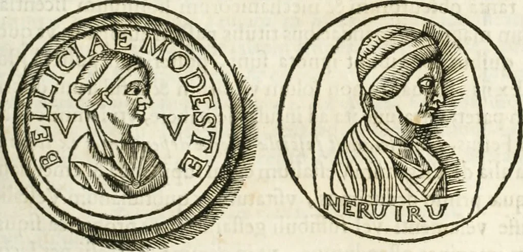 An illustration from Raphaelis Fabretti Gasparis F. Vrbinatis De columna Traiani syntagma : accesserunt explicatio veteris tabellae anaglyphae Homer Iliadem atque ex Stesichoro, Arctino et Lesche Ilii excidium continentis & emissarii lacus Fucini descriptio, 1683, leaf 174