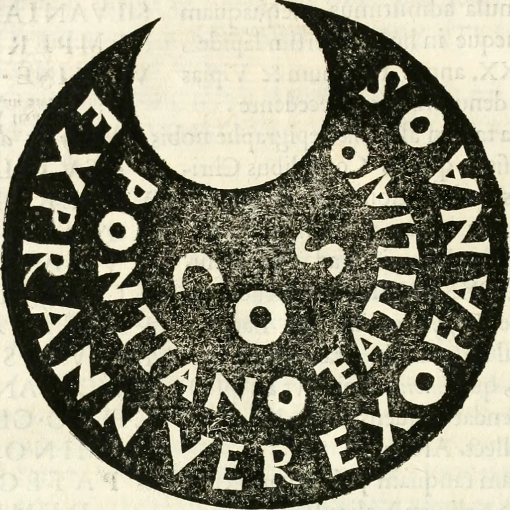 An illustration from Raphaelis Fabretti Gasparis F. Vrbinatis De columna Traiani syntagma : accesserunt explicatio veteris tabellae anaglyphae Homer Iliadem atque ex Stesichoro, Arctino et Lesche Ilii excidium continentis & emissarii lacus Fucini descriptio, 1683, leaf 205