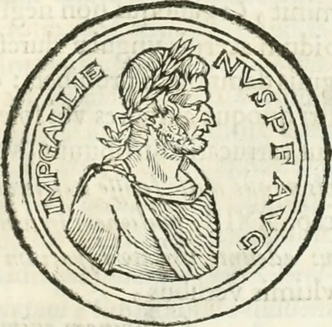 An illustration from Raphaelis Fabretti Gasparis F. Vrbinatis De columna Traiani syntagma : accesserunt explicatio veteris tabellae anaglyphae Homer Iliadem atque ex Stesichoro, Arctino et Lesche Ilii excidium continentis & emissarii lacus Fucini descriptio, 1683, leaf 230