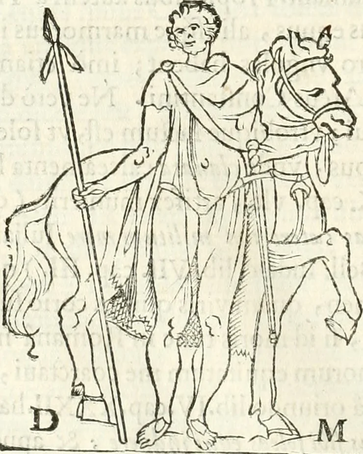 An illustration from Raphaelis Fabretti Gasparis F. Vrbinatis De columna Traiani syntagma : accesserunt explicatio veteris tabellae anaglyphae Homer Iliadem atque ex Stesichoro, Arctino et Lesche Ilii excidium continentis & emissarii lacus Fucini descriptio, 1683, leaf 233