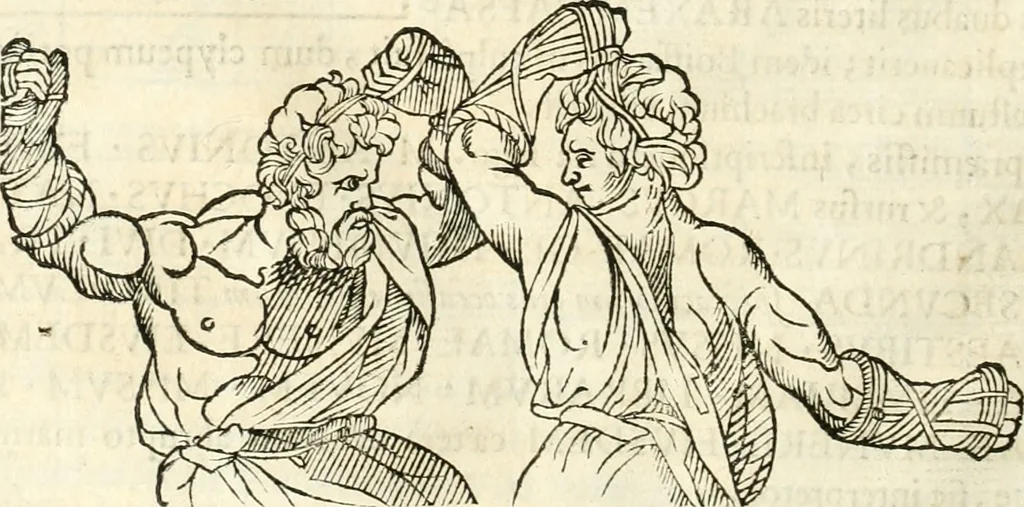 An illustration from Raphaelis Fabretti Gasparis F. Vrbinatis De columna Traiani syntagma : accesserunt explicatio veteris tabellae anaglyphae Homer Iliadem atque ex Stesichoro, Arctino et Lesche Ilii excidium continentis & emissarii lacus Fucini descriptio, 1683, leaf 267