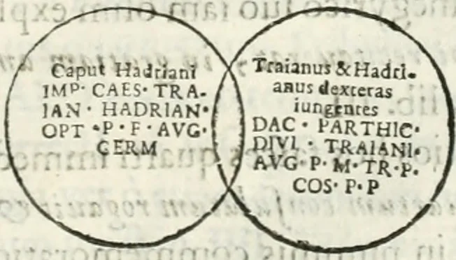 An illustration from Raphaelis Fabretti Gasparis F. Vrbinatis De columna Traiani syntagma : accesserunt explicatio veteris tabellae anaglyphae Homer Iliadem atque ex Stesichoro, Arctino et Lesche Ilii excidium continentis & emissarii lacus Fucini descriptio, 1683, leaf 278