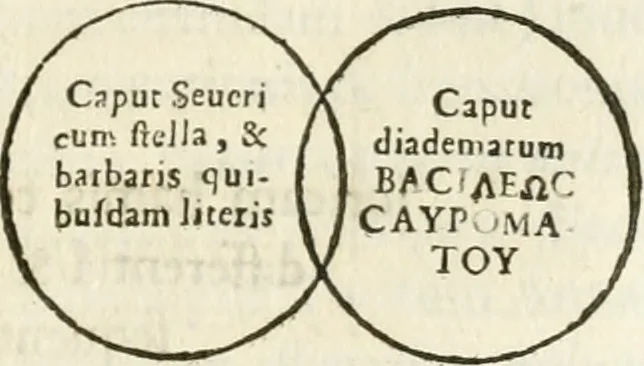 An illustration from Raphaelis Fabretti Gasparis F. Vrbinatis De columna Traiani syntagma : accesserunt explicatio veteris tabellae anaglyphae Homer Iliadem atque ex Stesichoro, Arctino et Lesche Ilii excidium continentis & emissarii lacus Fucini descriptio, 1683, leaf 30