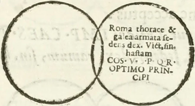 An illustration from Raphaelis Fabretti Gasparis F. Vrbinatis De columna Traiani syntagma : accesserunt explicatio veteris tabellae anaglyphae Homer Iliadem atque ex Stesichoro, Arctino et Lesche Ilii excidium continentis & emissarii lacus Fucini descriptio, 1683, leaf 318