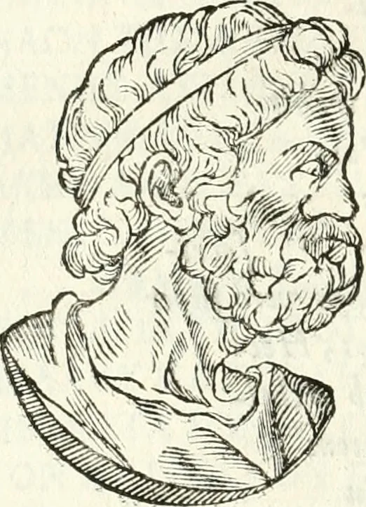 An illustration from Raphaelis Fabretti Gasparis F. Vrbinatis De columna Traiani syntagma : accesserunt explicatio veteris tabellae anaglyphae Homer Iliadem atque ex Stesichoro, Arctino et Lesche Ilii excidium continentis & emissarii lacus Fucini descriptio, 1683, leaf 355