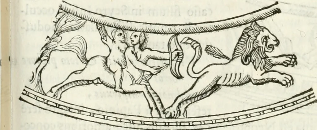 An illustration from Raphaelis Fabretti Gasparis F. Vrbinatis De columna Traiani syntagma : accesserunt explicatio veteris tabellae anaglyphae Homer Iliadem atque ex Stesichoro, Arctino et Lesche Ilii excidium continentis & emissarii lacus Fucini descriptio, 1683, leaf 366