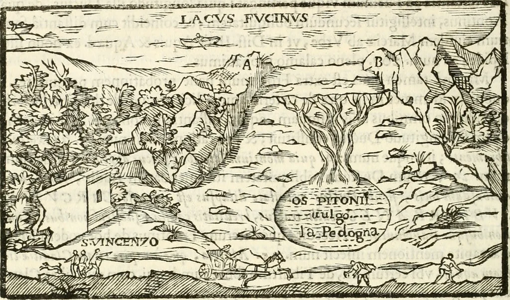 An illustration from Raphaelis Fabretti Gasparis F. Vrbinatis De columna Traiani syntagma : accesserunt explicatio veteris tabellae anaglyphae Homer Iliadem atque ex Stesichoro, Arctino et Lesche Ilii excidium continentis & emissarii lacus Fucini descriptio, 1683, leaf 403