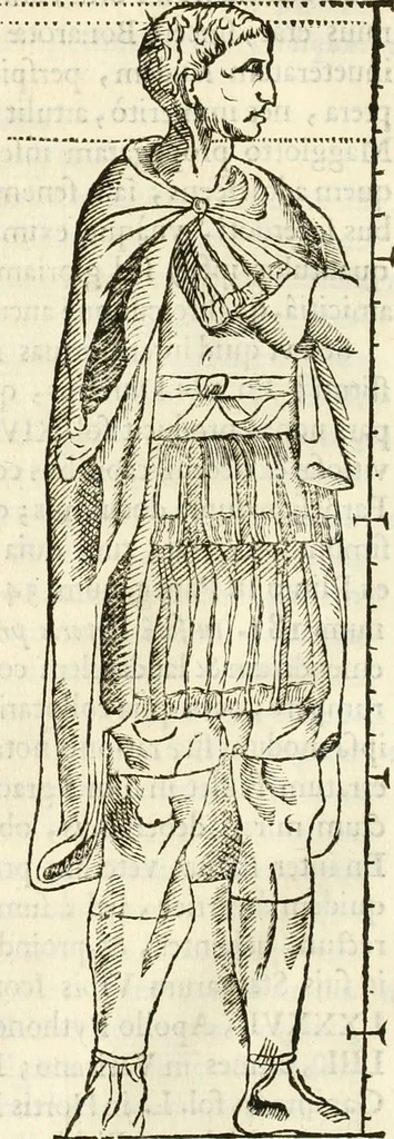An illustration from Raphaelis Fabretti Gasparis F. Vrbinatis De columna Traiani syntagma : accesserunt explicatio veteris tabellae anaglyphae Homer Iliadem atque ex Stesichoro, Arctino et Lesche Ilii excidium continentis & emissarii lacus Fucini descriptio, 1683, leaf 63