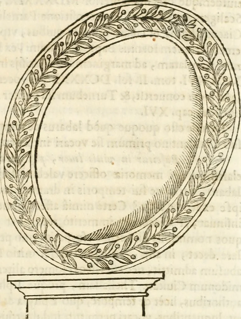 An illustration from Raphaelis Fabretti Gasparis F. Vrbinatis De columna Traiani syntagma : accesserunt explicatio veteris tabellae anaglyphae Homer Iliadem atque ex Stesichoro, Arctino et Lesche Ilii excidium continentis & emissarii lacus Fucini descriptio, 1683, leaf 64