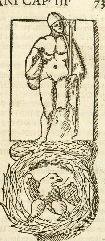 An illustration from Raphaelis Fabretti Gasparis F. Vrbinatis De columna Traiani syntagma : accesserunt explicatio veteris tabellae anaglyphae Homer Iliadem atque ex Stesichoro, Arctino et Lesche Ilii excidium continentis & emissarii lacus Fucini descriptio, 1683, leaf 80
