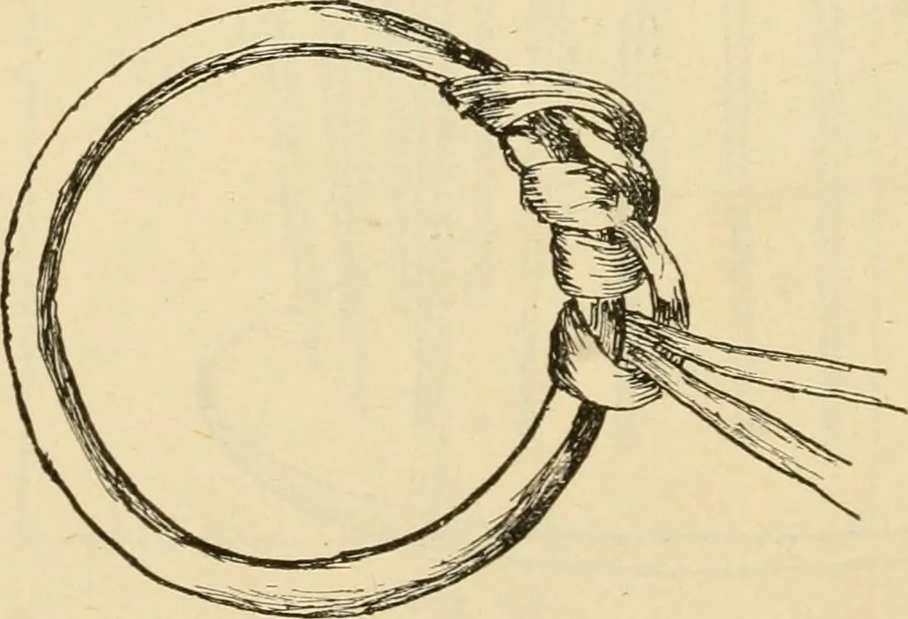 An illustration from Raphia and reed weaving, including also cardboard and paper construction; a practical course for primary and elementary schools, 1901, leaf 131