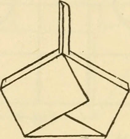An illustration from Raphia and reed weaving, including also cardboard and paper construction; a practical course for primary and elementary schools, 1901, leaf 31