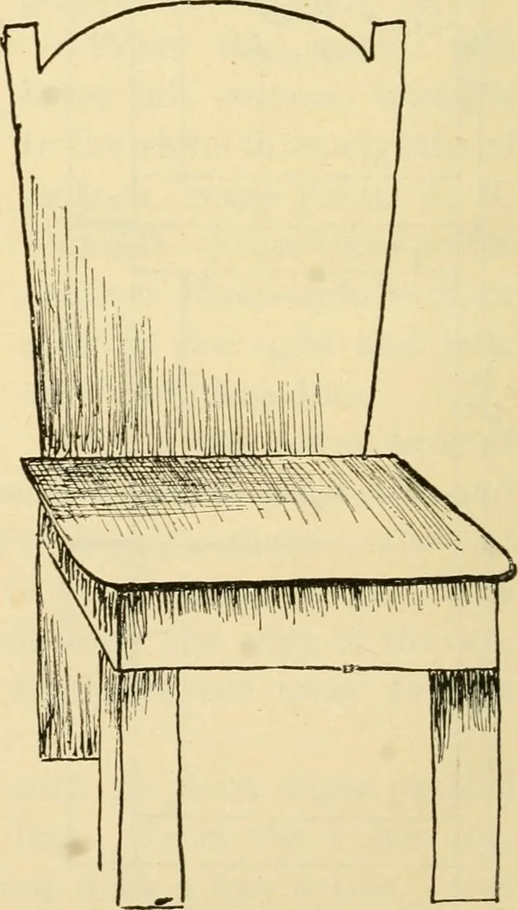 An illustration from Raphia and reed weaving, including also cardboard and paper construction; a practical course for primary and elementary schools, 1901, leaf 99
