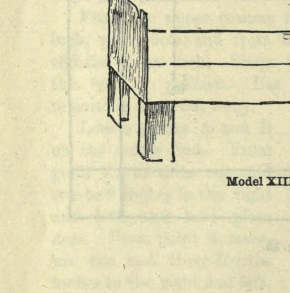 An illustration from Raphia and reed weaving, including also cardboard and paper construction; a practical course for primary and elementary schools, 1914, leaf 102