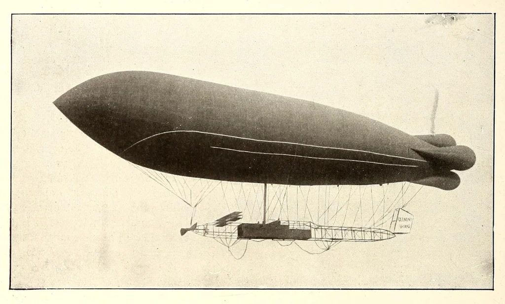 An illustration from Rapport officiel sur la première exposition internationale de locomotion aérienne, 1910, leaf 34