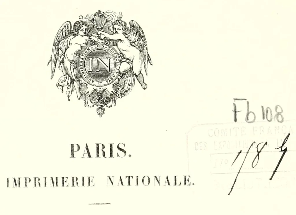 An illustration from Rapport sur les fils et tissus de lin, de chanvre, etc., 1880, leaf 7